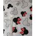 Bavlnená látka  minnie červená